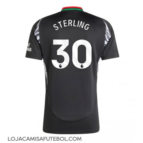 Camisa de Futebol Arsenal Raheem Sterling #30 Equipamento Secundário 2024-25 Manga Curta